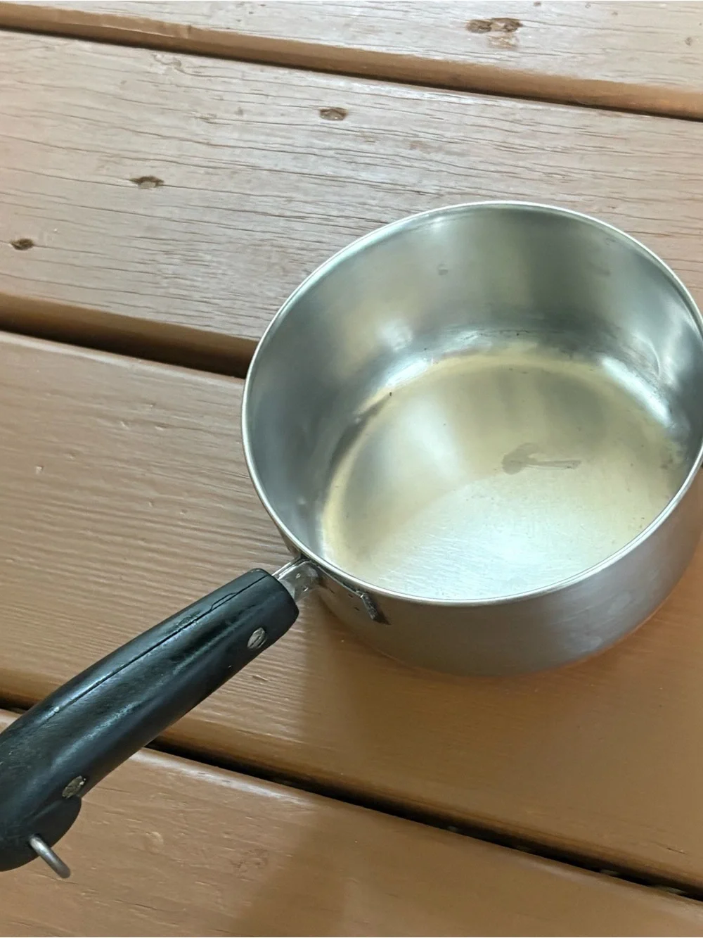 VTG Revere Ware Pre-1968 1 Qt Saucepan Riverside California Copper Bottom No Lid